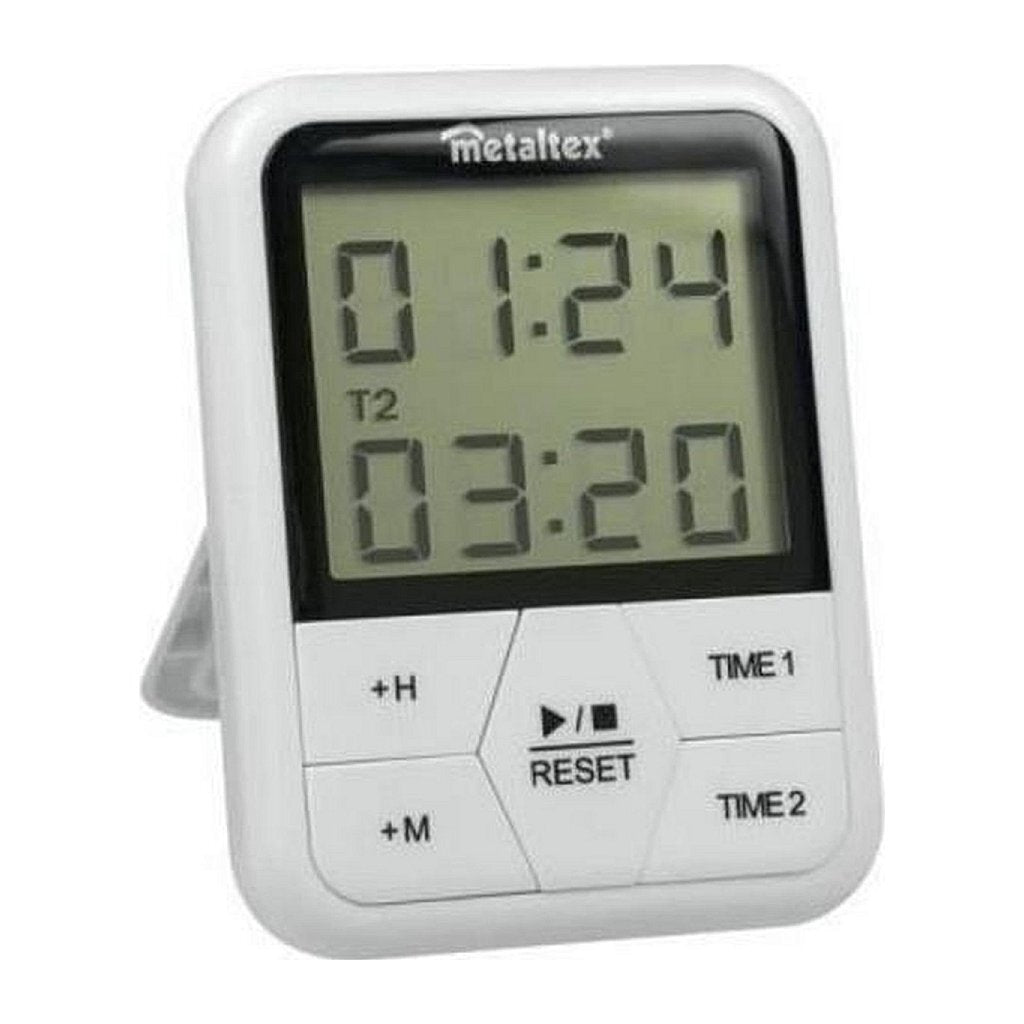 Metaltex digitaler Timer 11x8 cm weiß