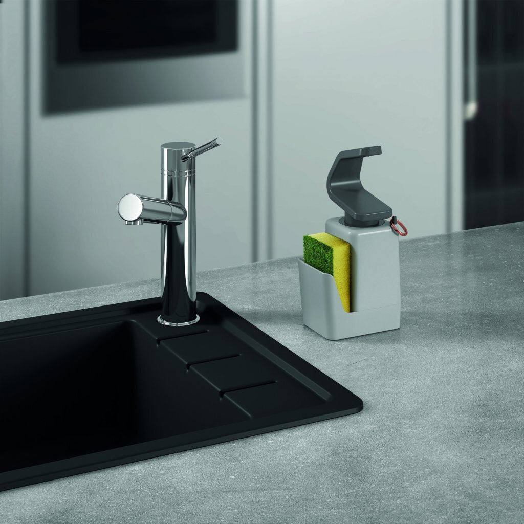 Metaltex SOAP-TEX-SOAP-Spender 11x8x22 cm Grau