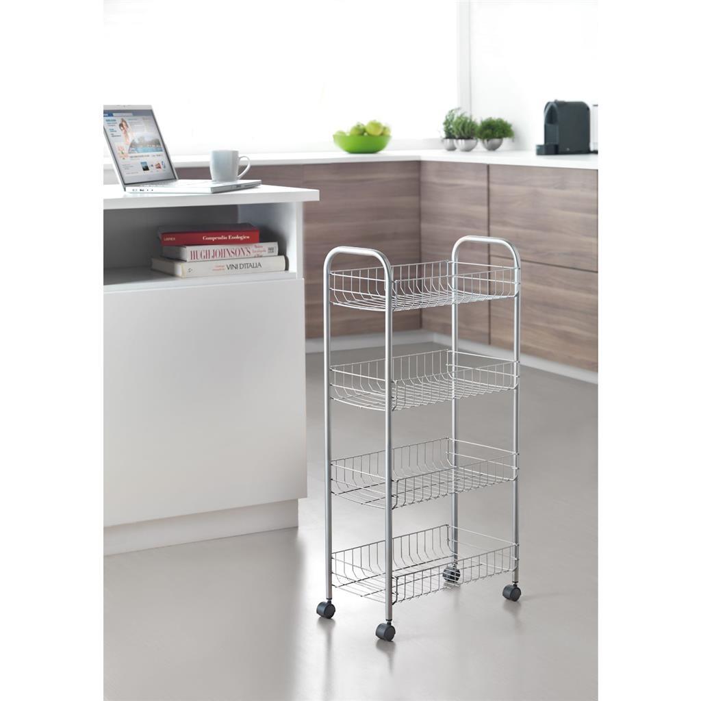 Metaltex Aufbewahrungswagen Ascona Grau