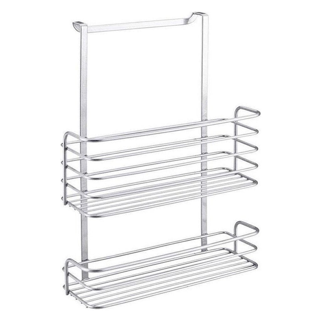 Metaltex Metaltex Galileo Regal 2 Ebenen 36x12x26 cm Silber