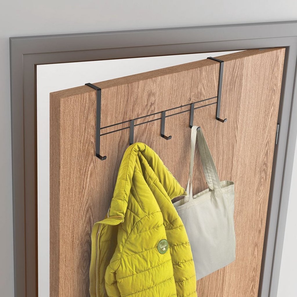 Metaltex Türgarderobe 38x15 cm schwarz