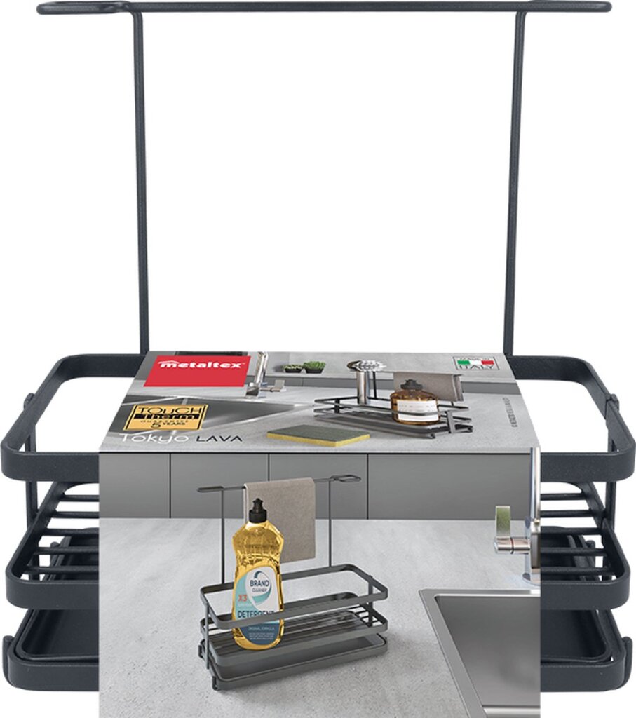 Tomado-Metaltex Tokyo Line Organizer Lava Touchtherm Schwarz