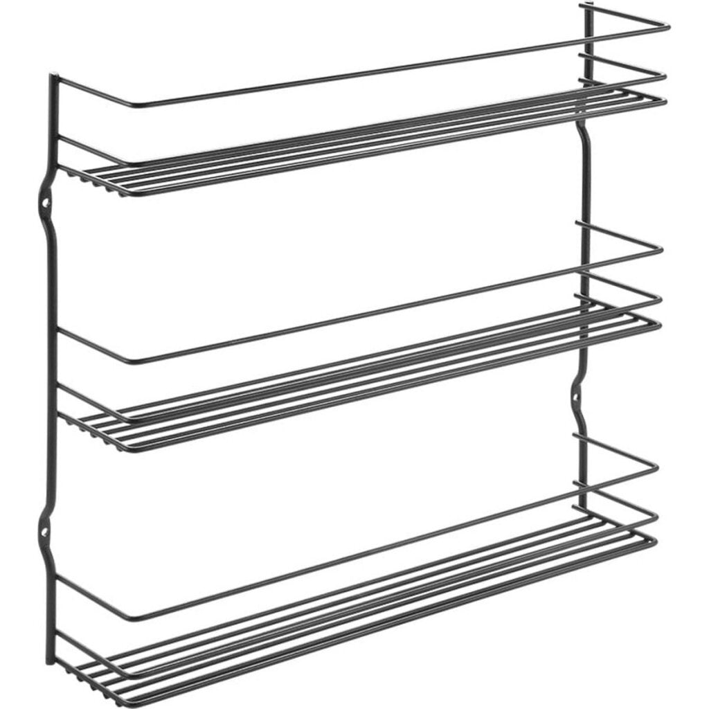 Metaltex Pepito Kräuter Rack 3 Böden 36x32x8 cm schwarz