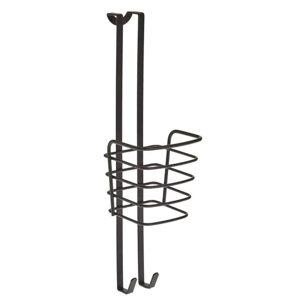 Metaltex Haartrocknerhalter 11x12x37 cm schwarz