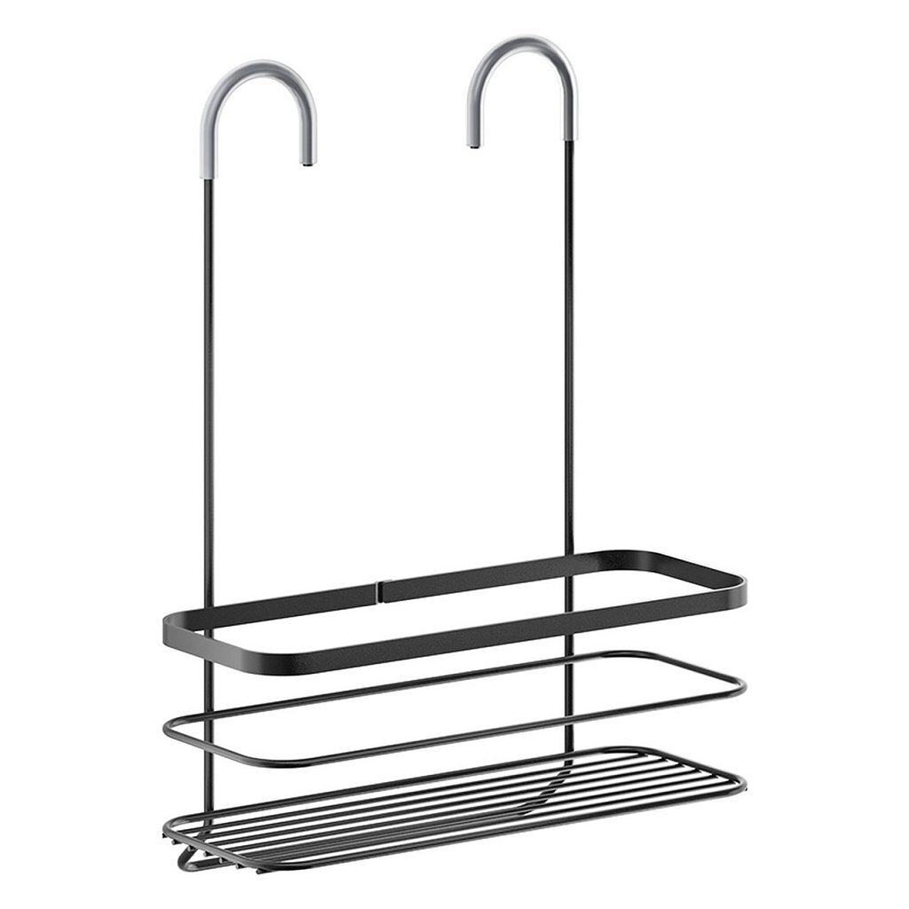 Metaltex Duschregal 28x14x38 cm aus schwarzem Metall