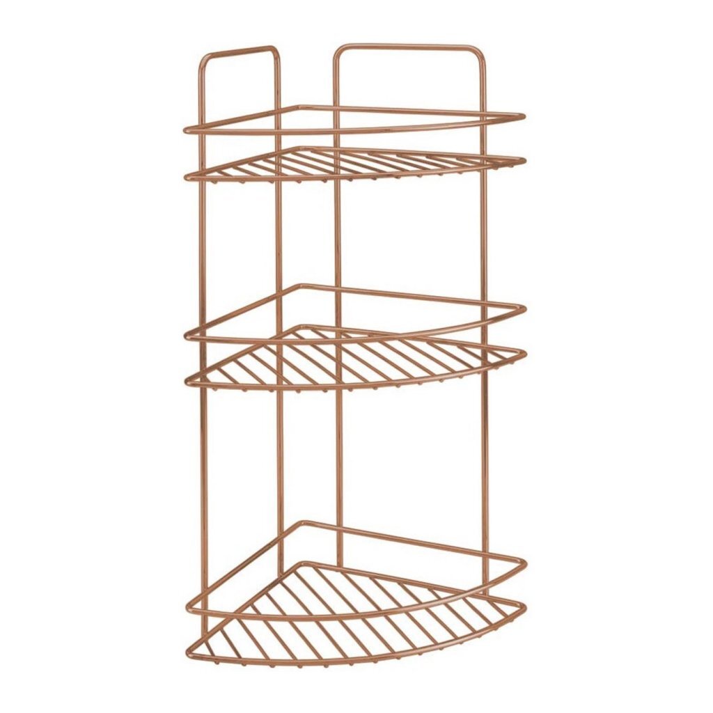 Metaltex Dusche 3 Stockwerke 26x13x53 cm Kupfer