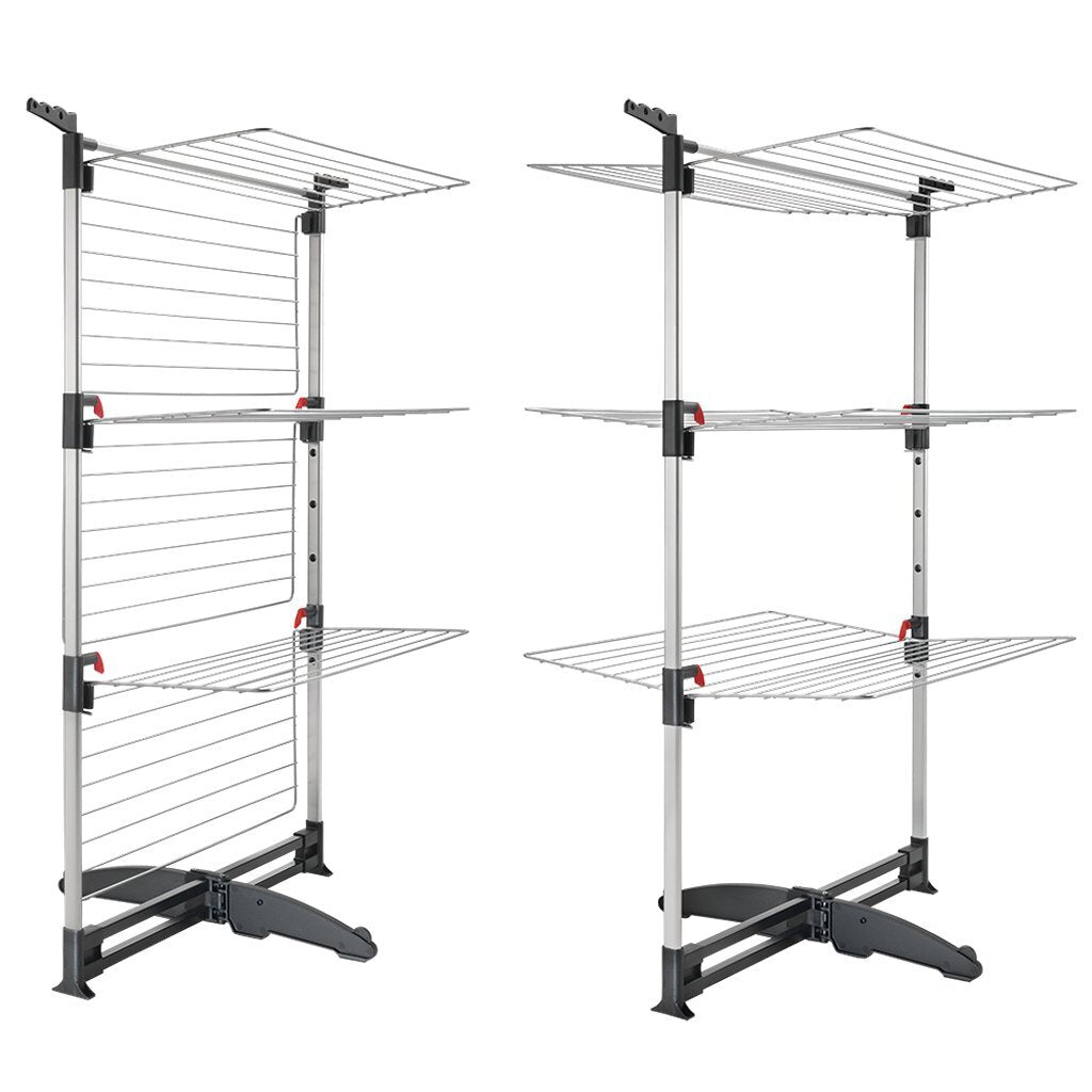 Metaltex Ciclone Vario Droogtoren 38 m trockene Länge Silber Schwarz