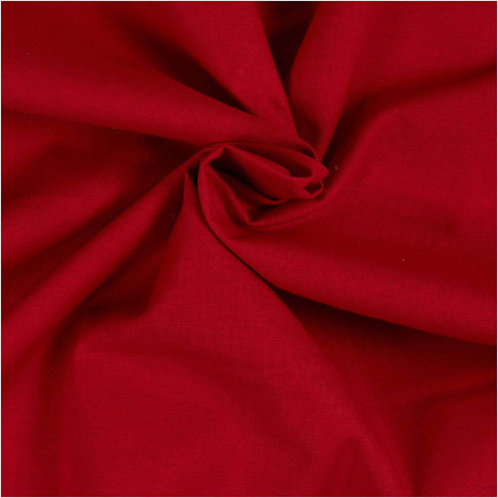 Creativ Company Stoff, B: 145 cm, 140 gr, rot, 5 m 1 Karton