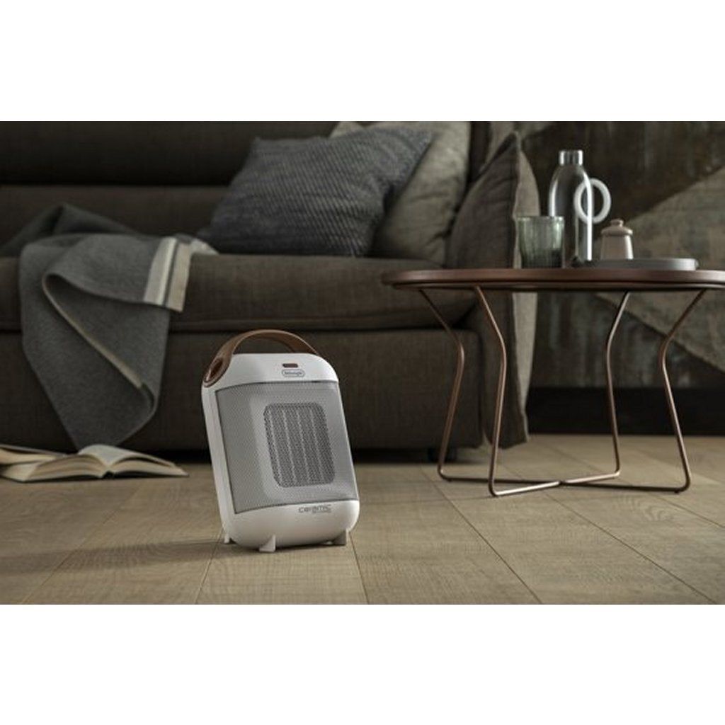 Delonghi hfx30c18.iw Keramikheizung weiß braun