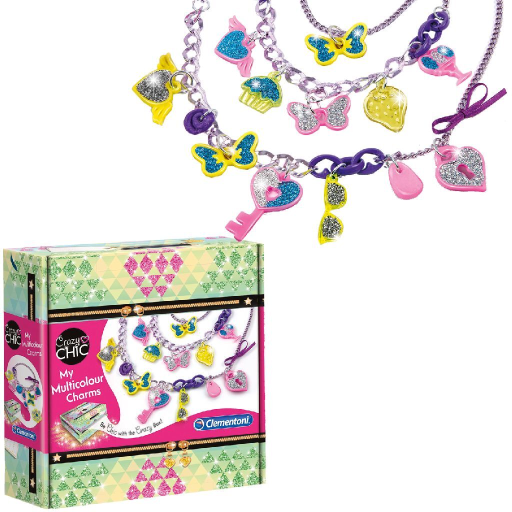Clementoni Crazy Chic, meine mehrfarbigen Charms