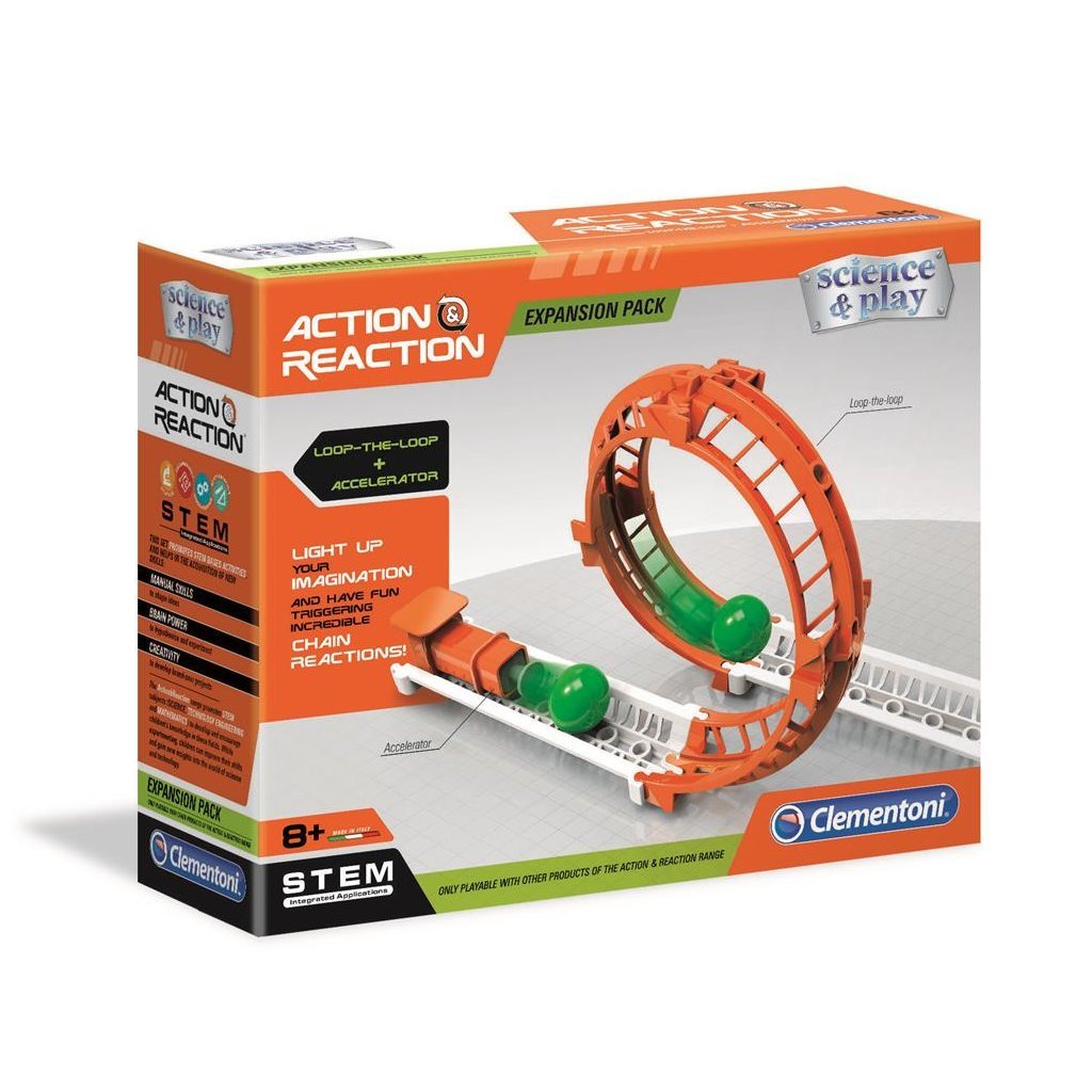 Clementoni-Wissenschaft und Spiel-Action- und Reaktionsschleifen