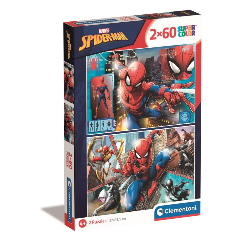 Clementoni Puzzle Spiderman, 2x60st.