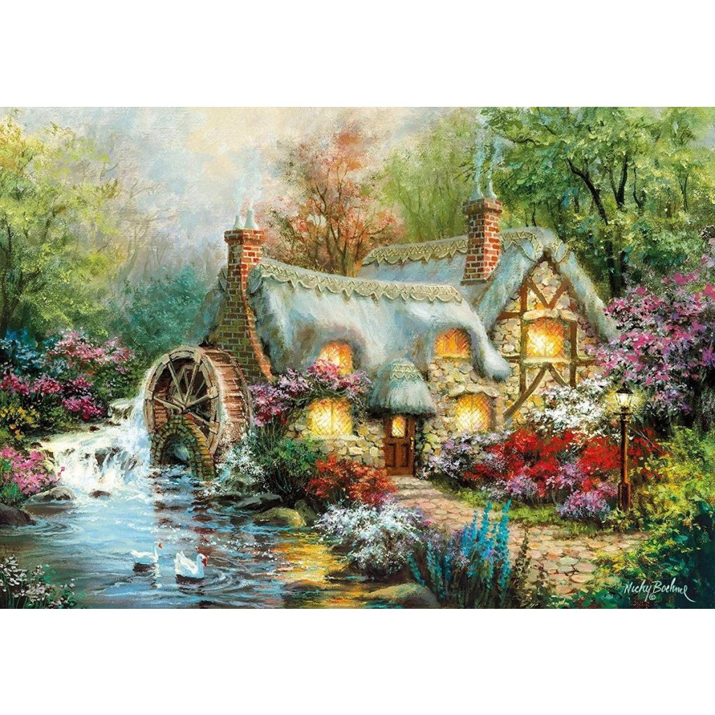 Clementoni Puzzle Rückzug in die Natur 1500 Teile | 2 Stk