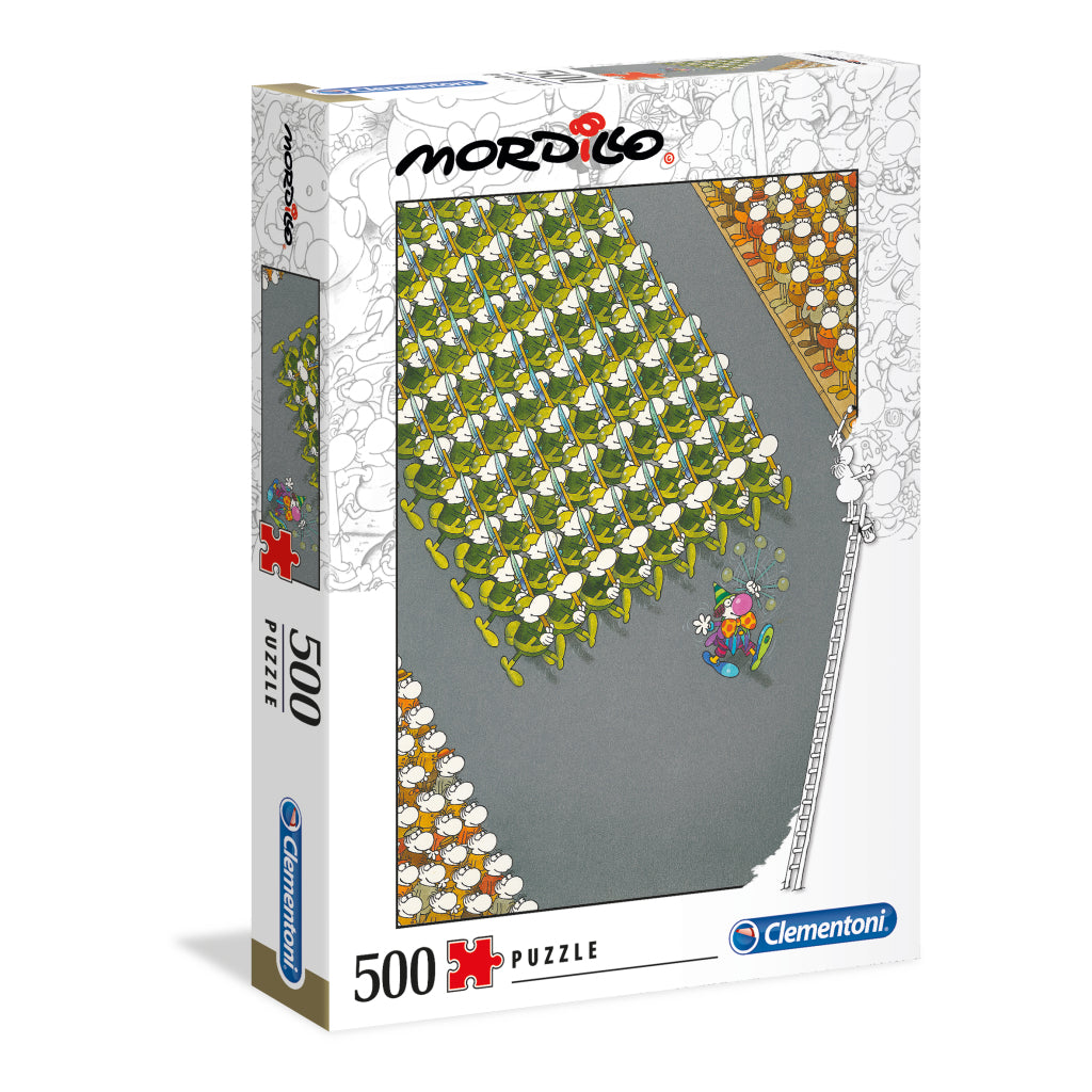 Clementoni Mordillo Puzzle der Marsch 500 Teile
