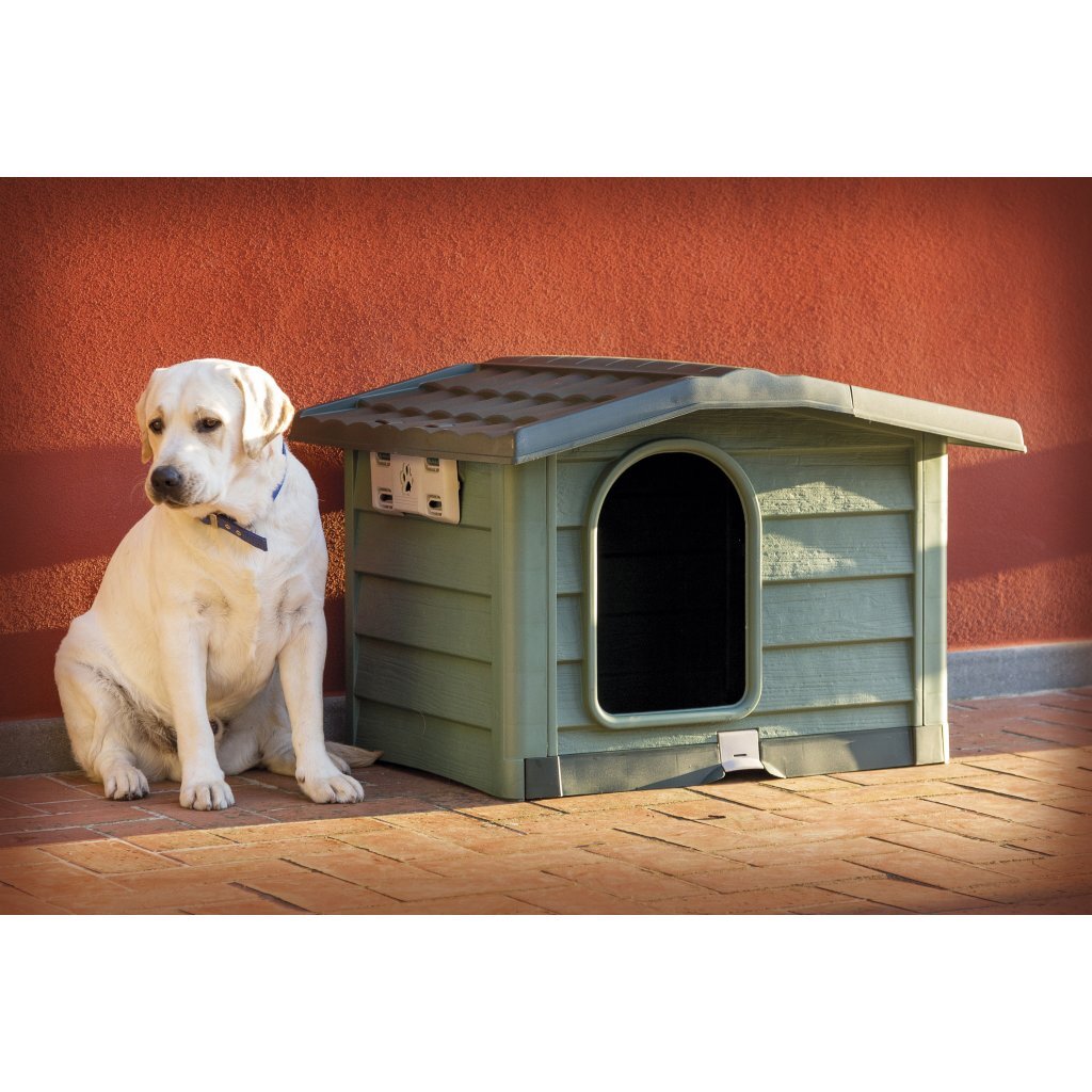 Bama Pet Cuccia Hundehütte 89x75x62 cm grün