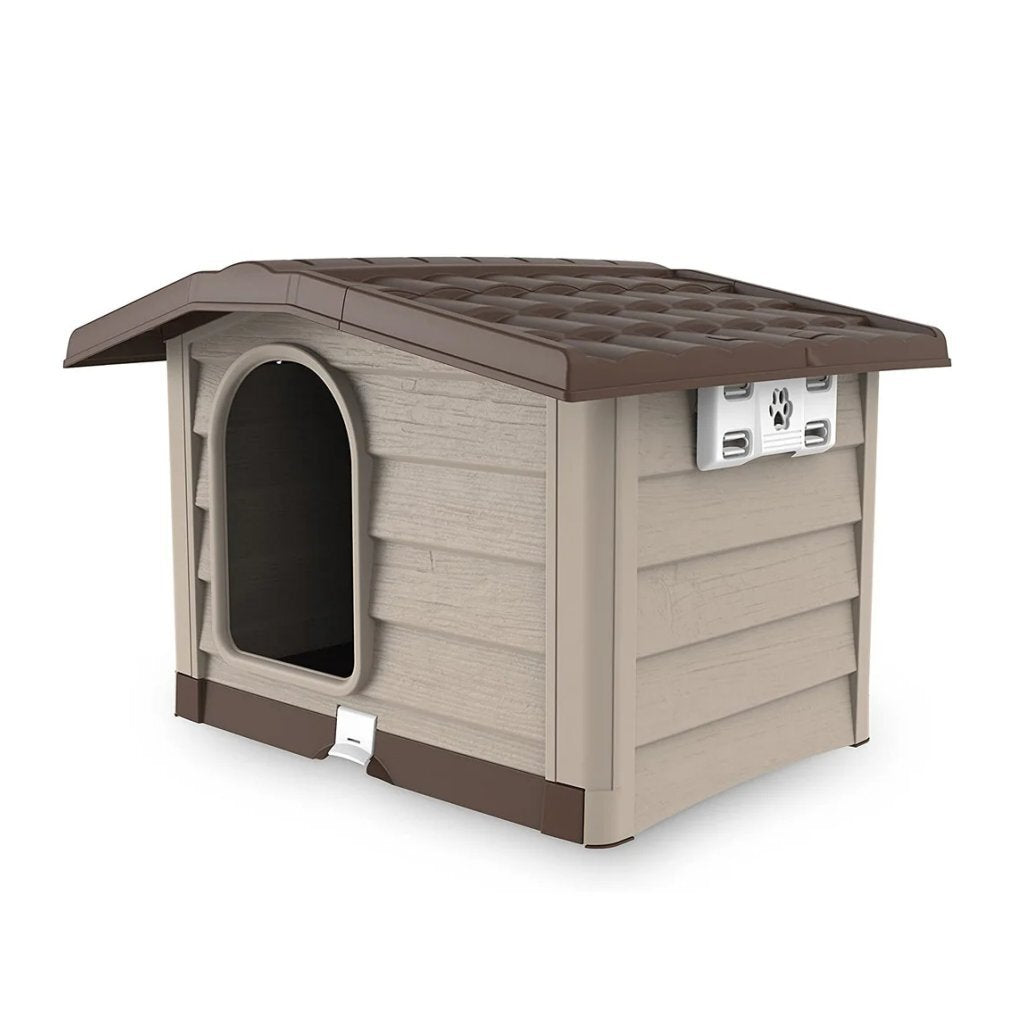 Bama Pet Cuccia Hundehütte 110x94x77 cm beige taupe