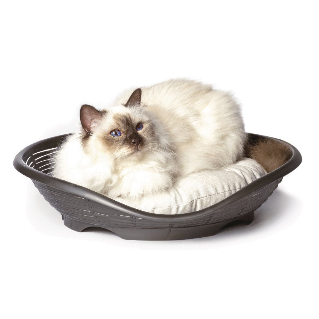 Bama Pet Pasha Korb 48x46x11 cm Anthrazit