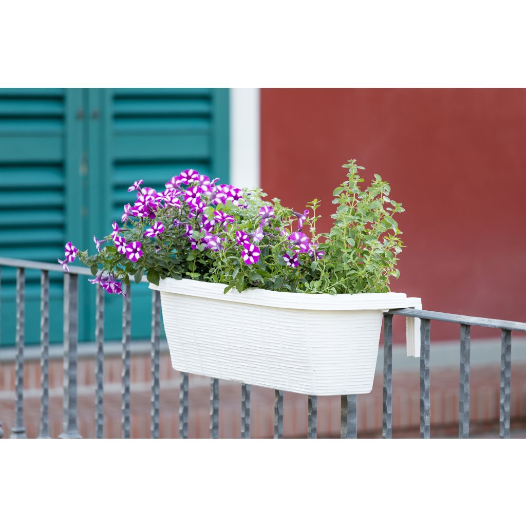 Bama Fioriera Blumenbalkonkasten 60x20x18,5 cm weiß
