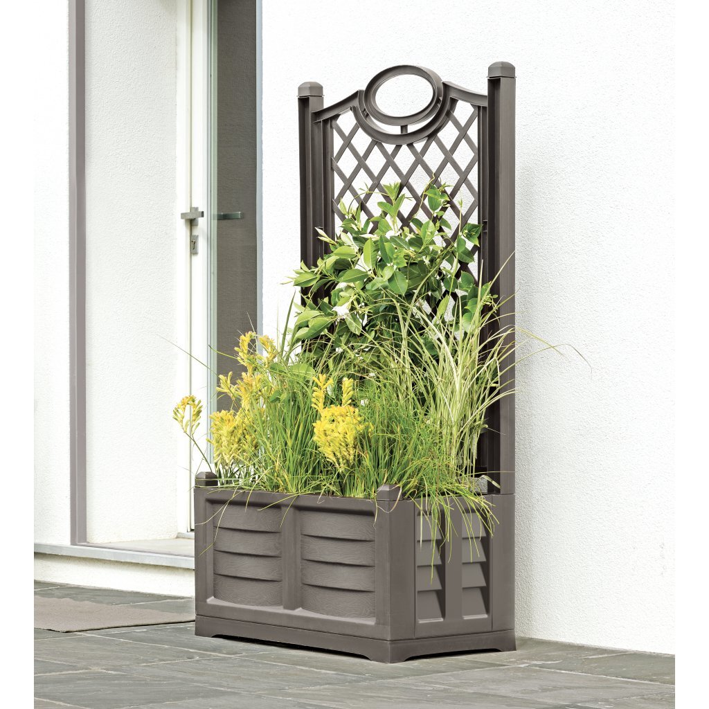 Bama fioriera separater Blumenkasten 80x42,5x150 cm taupe
