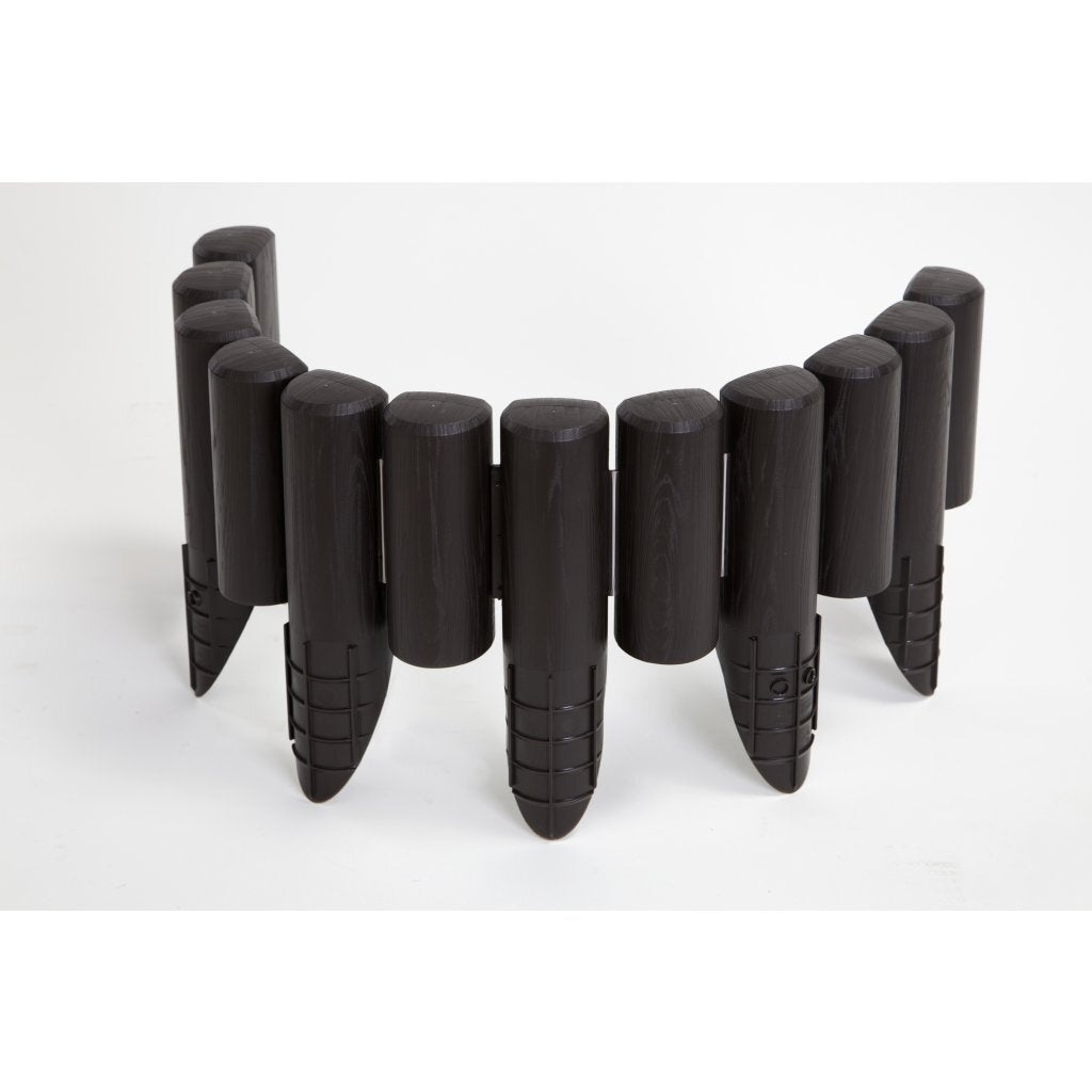 Bama Garden Modular Edge Holzimitat 38,5x15 cm 6 Stück braun