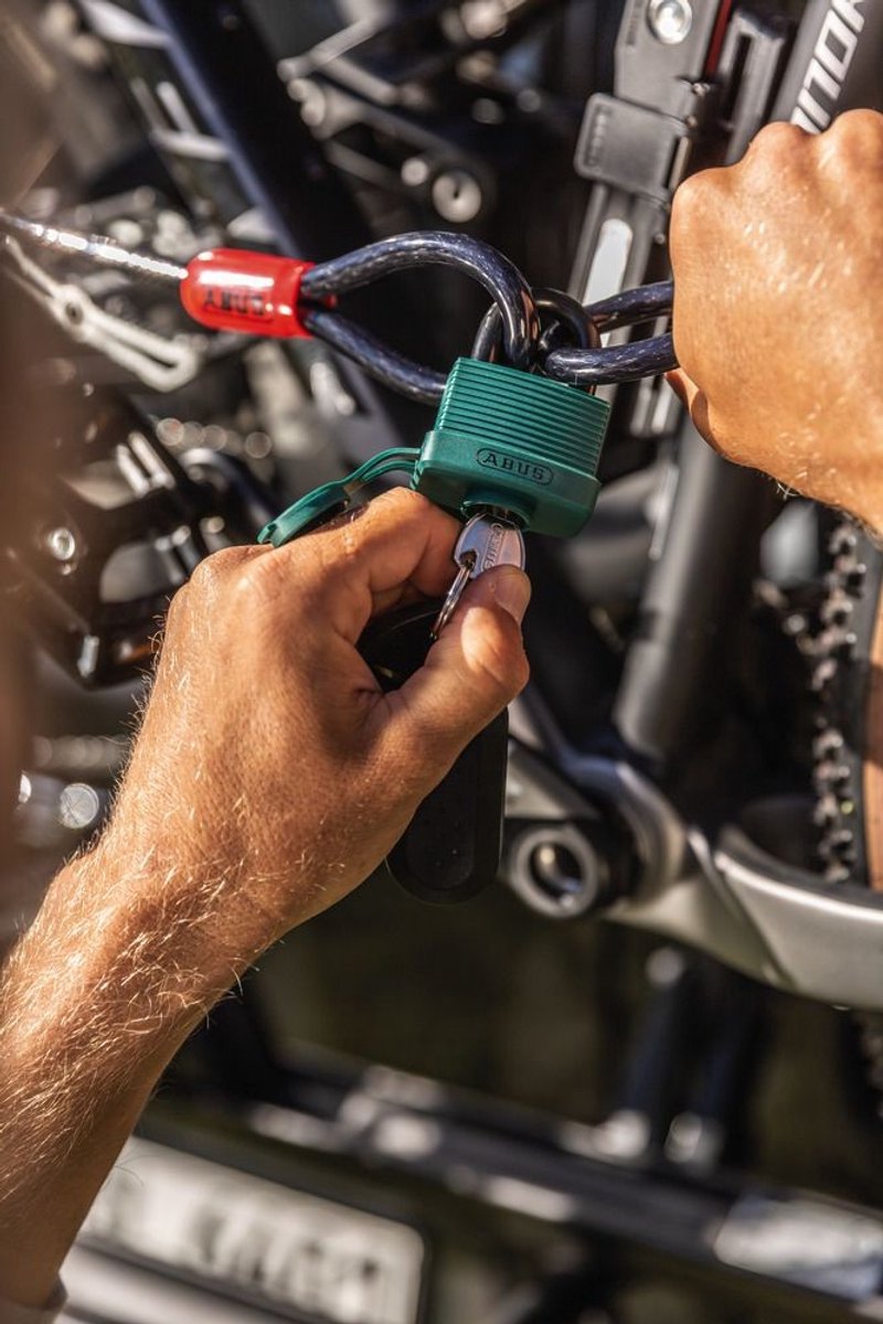 Abus Cobra 5 75 Schlaufenkabel – Stahlkabel mit Kunststoffummantelung – Sicherheit für Fahrrad- und Motorradzubehör – 75 cm lang, 5 mm dick