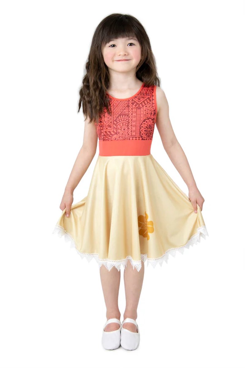 Kleine Abenteuer – Island-Twirl-Kleid – Größe 128-134