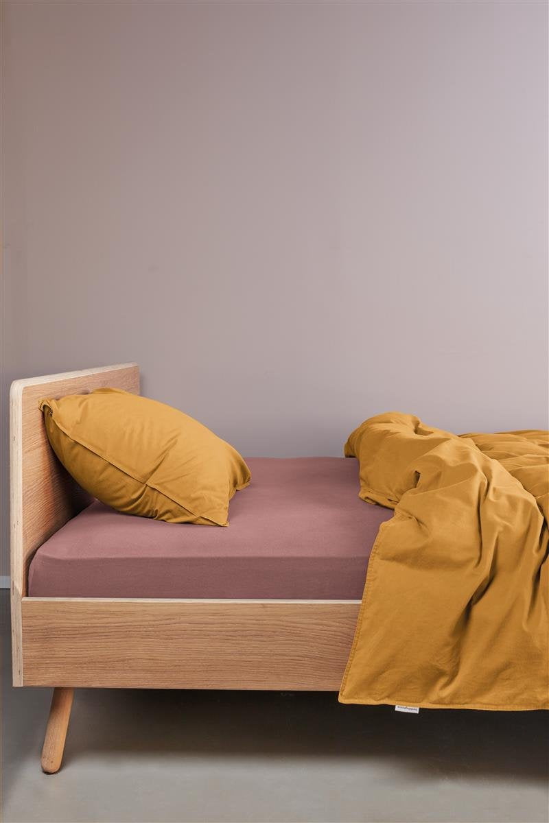 Beddinghouse - jersey - split-topper - hoeslaken - 160x220 cm - roze