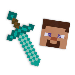 Minecraft-Schwert- und Maskenset komplett