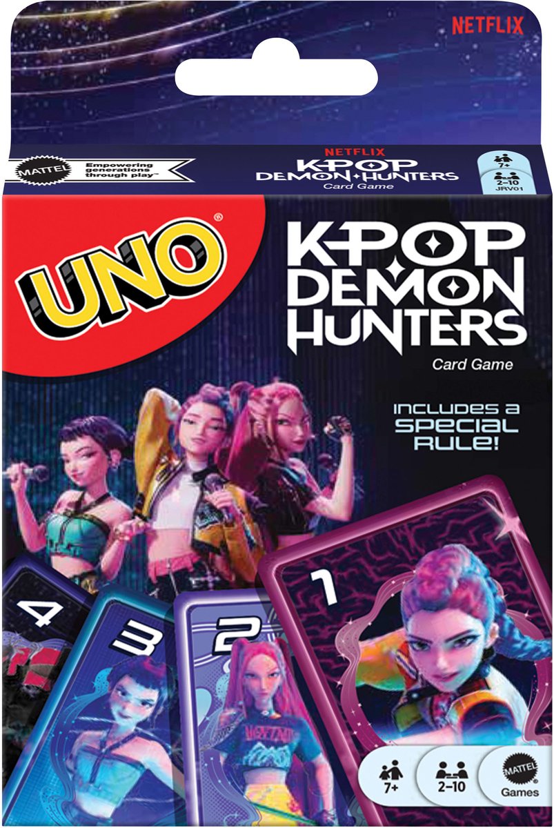 Mattel Games Uno Kpop Demon Hunters – Kartenspiel