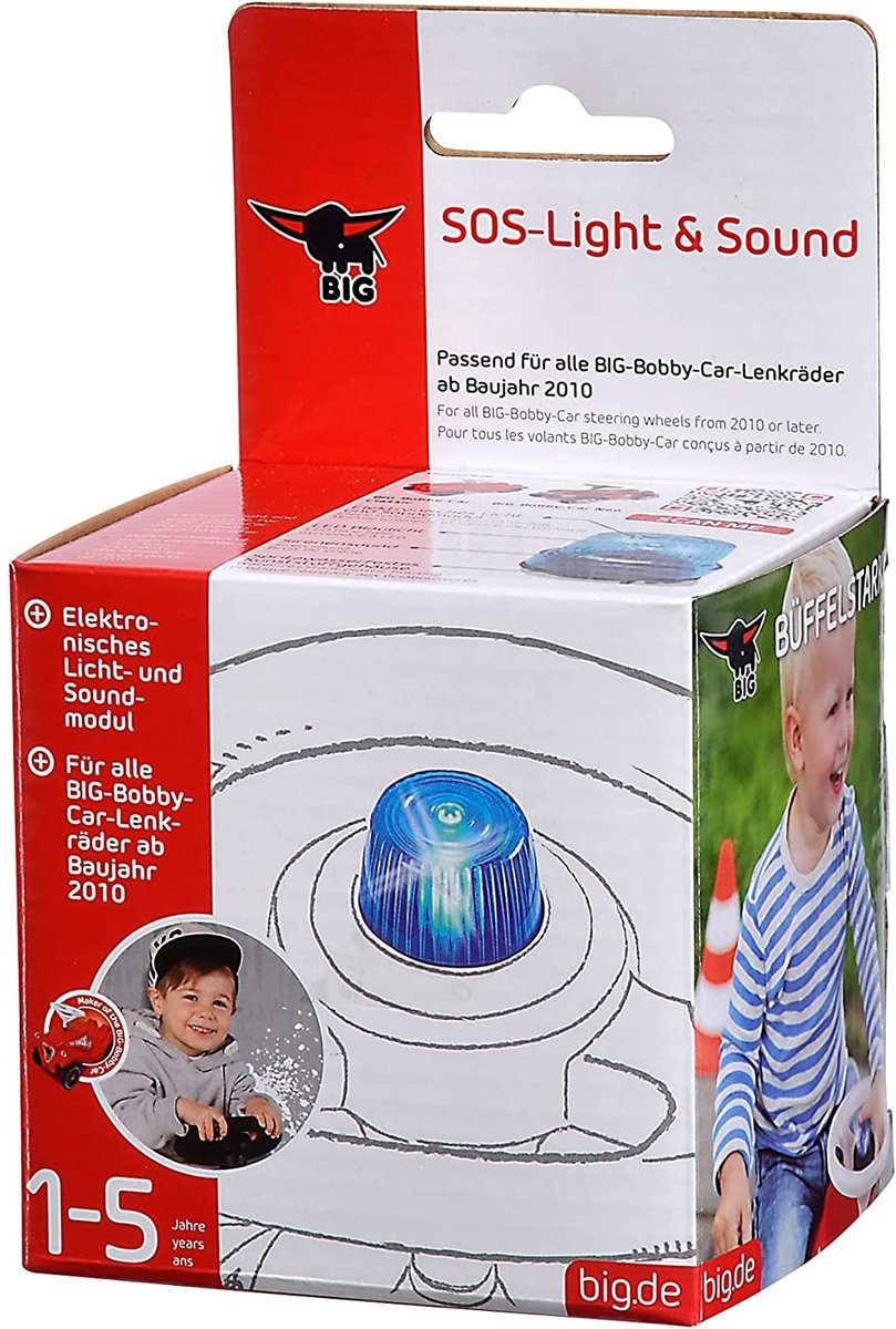Große SOS-Lenkleuchte mit Sound