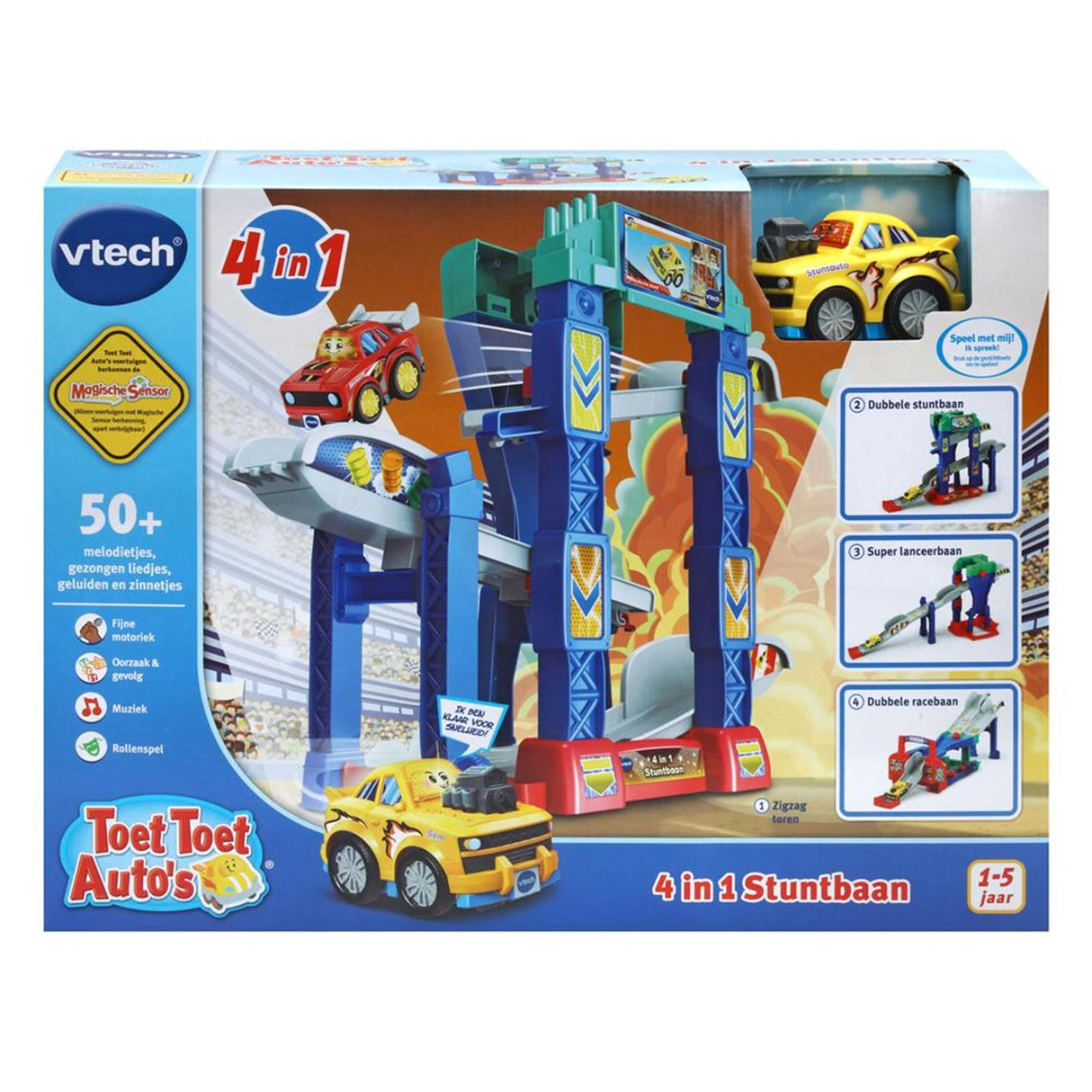 Vtech Toot Toot Pro 4-in-1 Stunt-Strecke