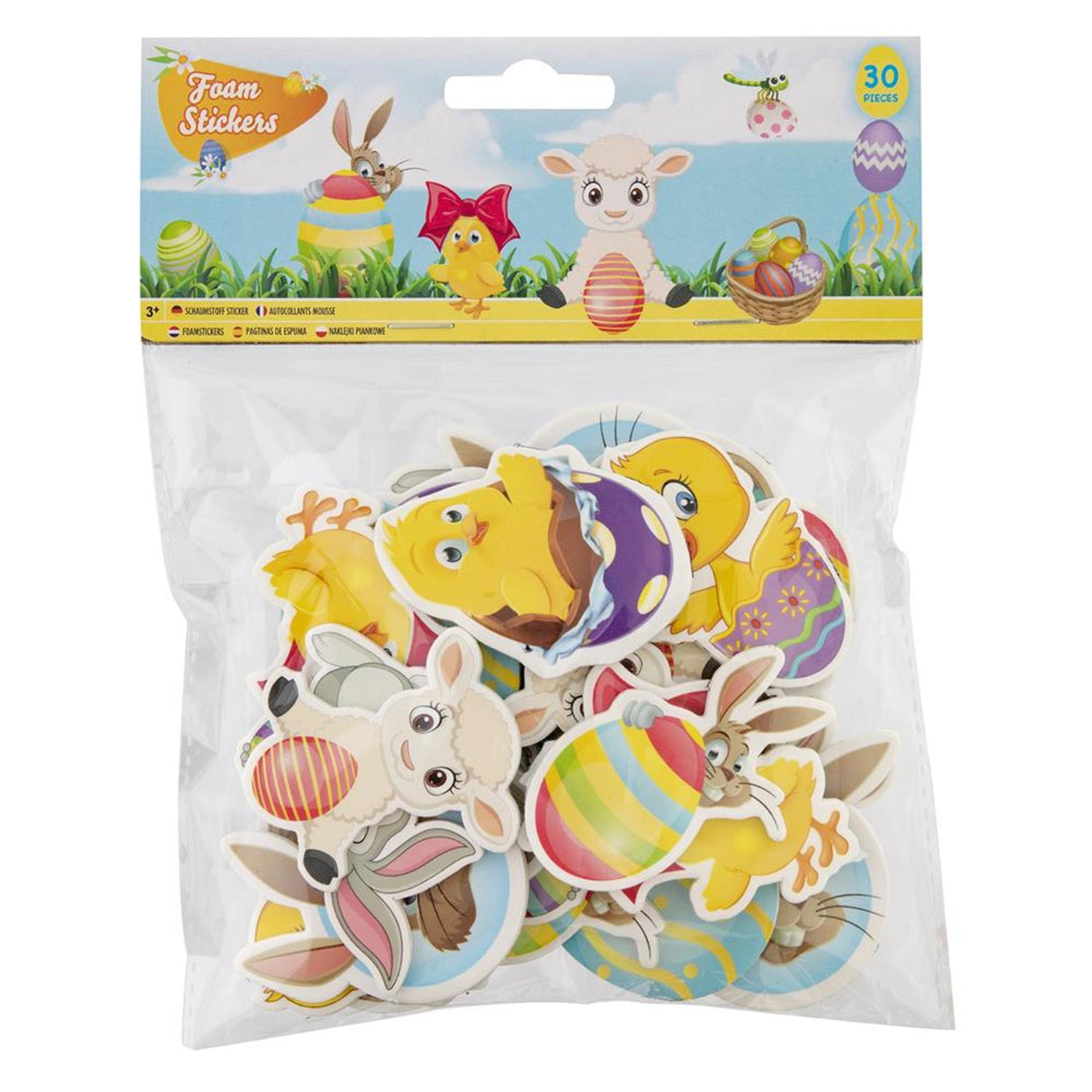 Grafix Schaumstoffaufkleber Ostern, 30 Stk.