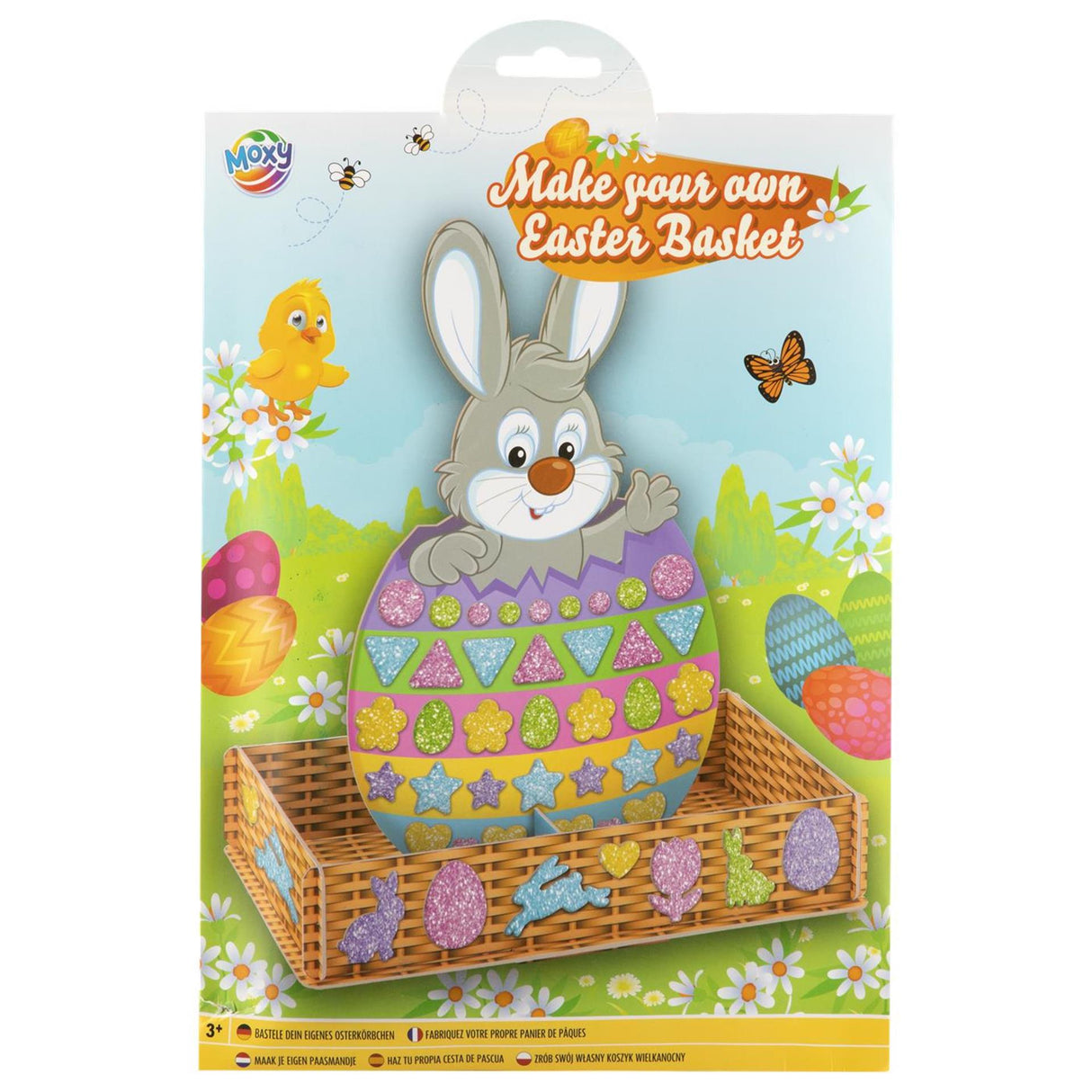 Eine kreative Bastelgruppe stellt Ihr eigenes Osterkörbchen her