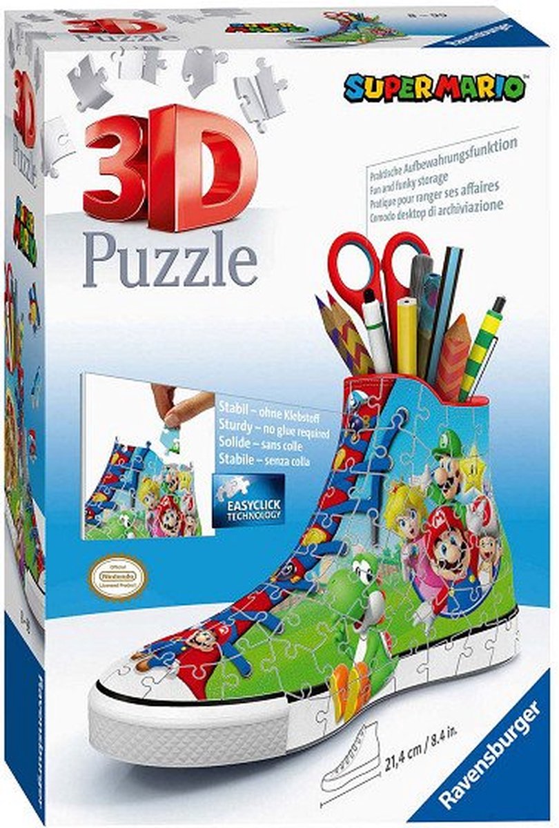 Ravensburger 3D-Puzzle – Sneaker Super Mario