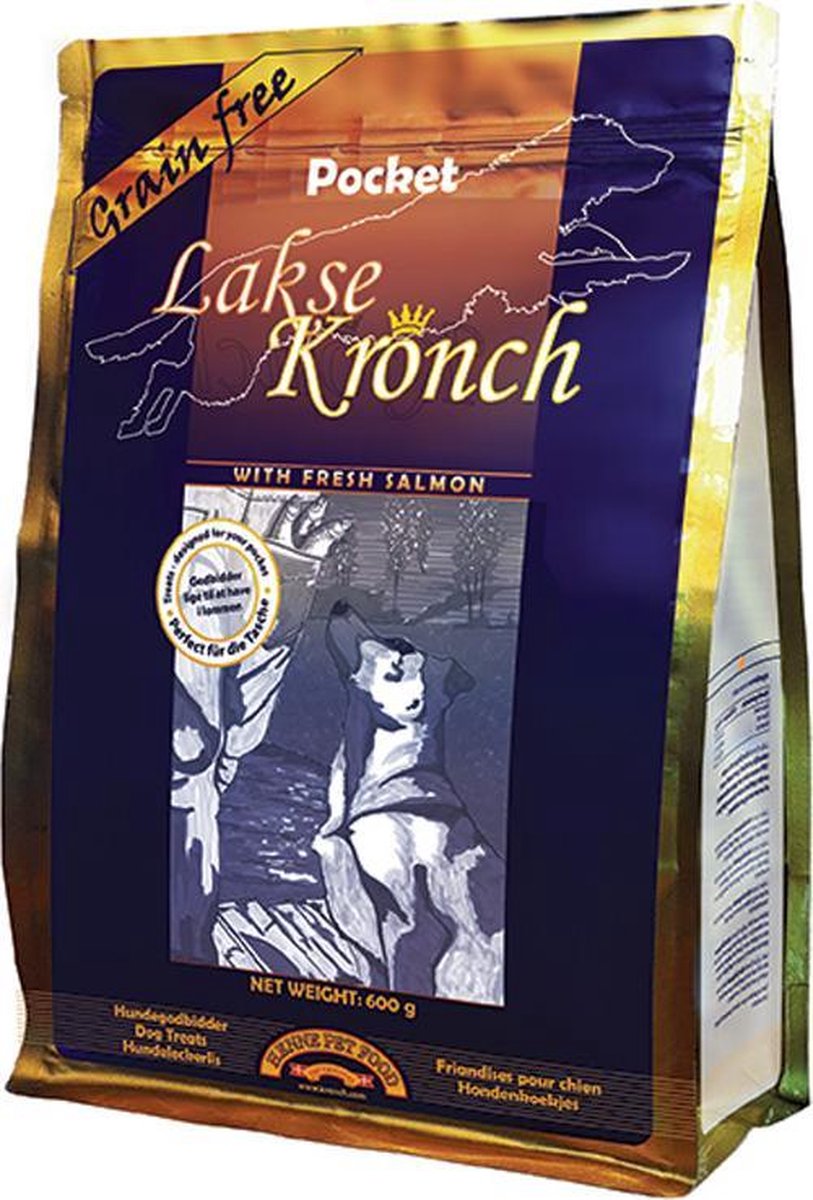 Kronch 76% Lachs Snacks Taschen