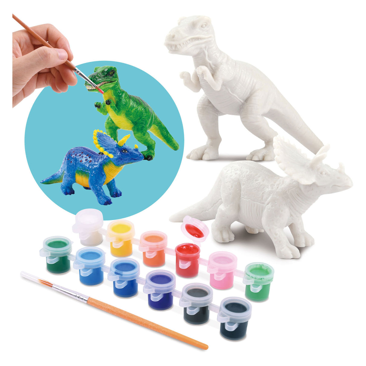 Playgo malt deine eigenen Dinosaurier – 15 Stück.