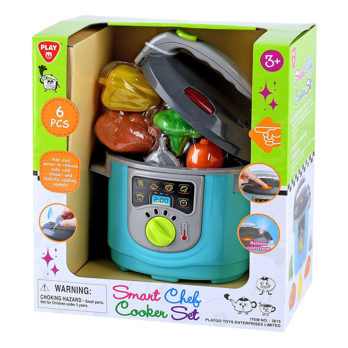 Playgo Smart Cooker Spielset – 6-teilig.
