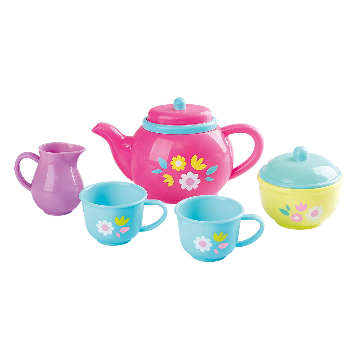 Spieltee-Set Blumen-Spielset, 7-teilig.