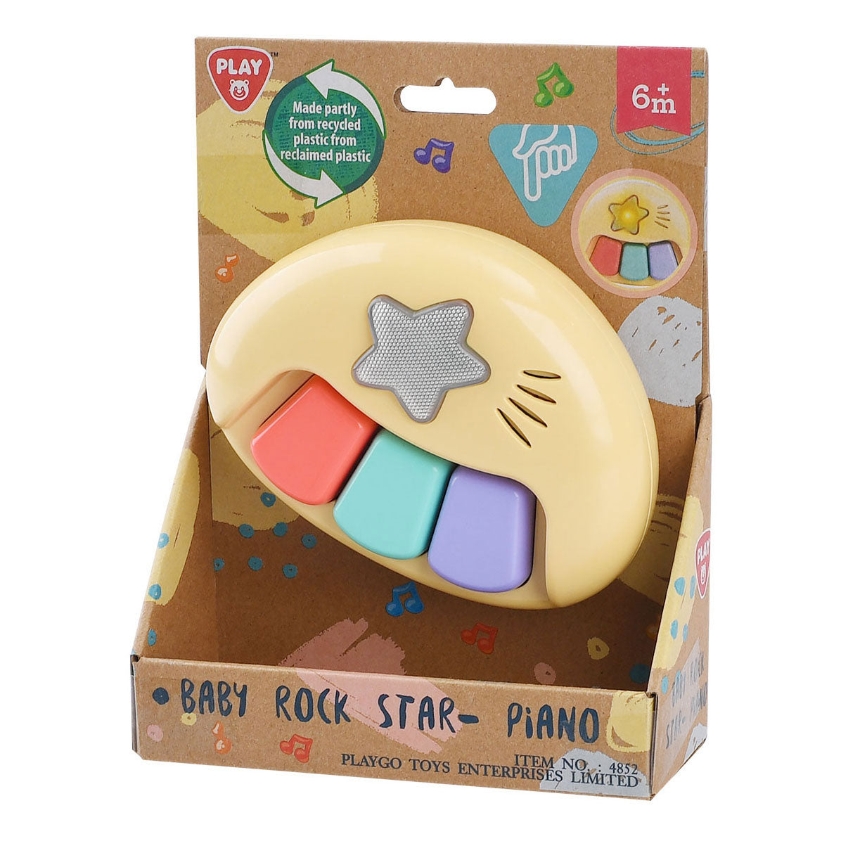 Playgo Baby Rockstar Piano Pastell