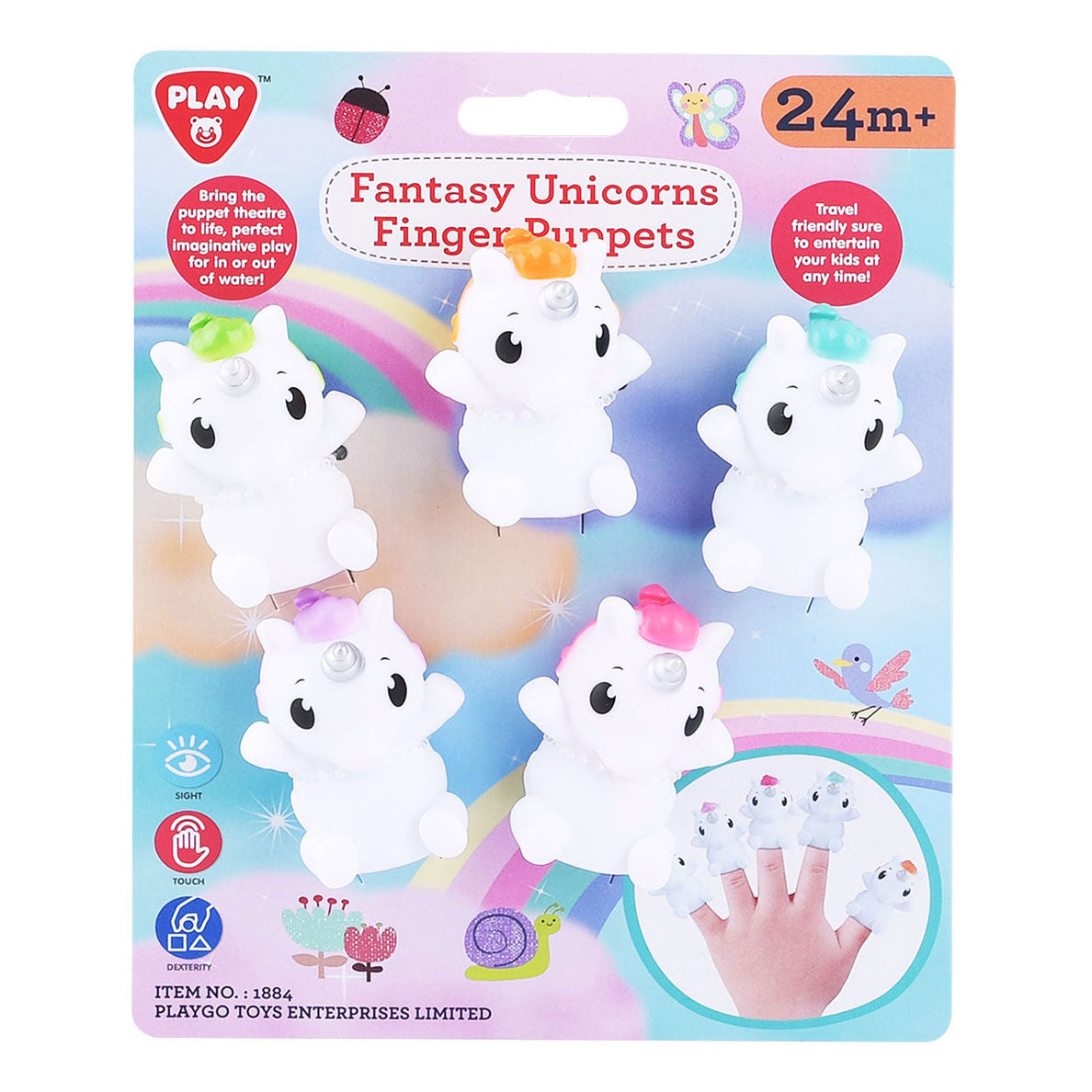 Playgo Fingerpuppen Einhorn - 5 Stk.