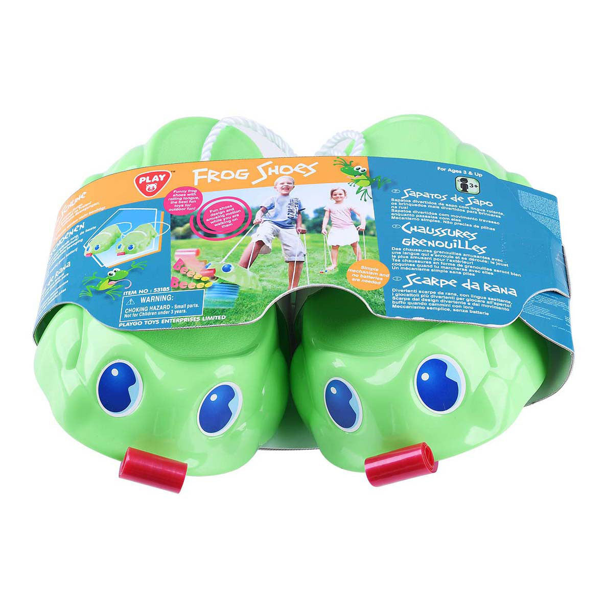 Spiellaufklötze Frosch, 2 Stück.