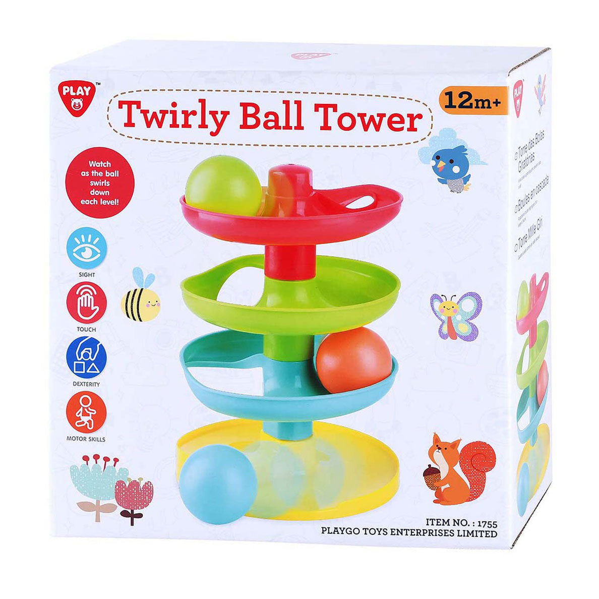 Playgo Twirly Ball Tower – 7 Teile.