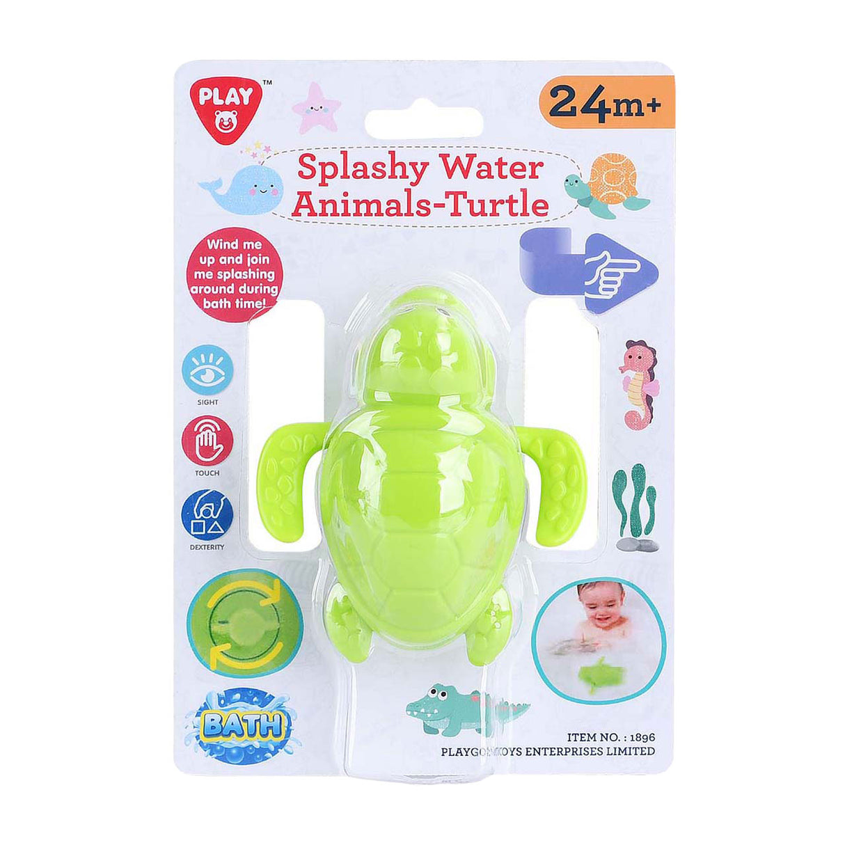 Playgo Spritzwassertier Badespielzeug Schildkröte