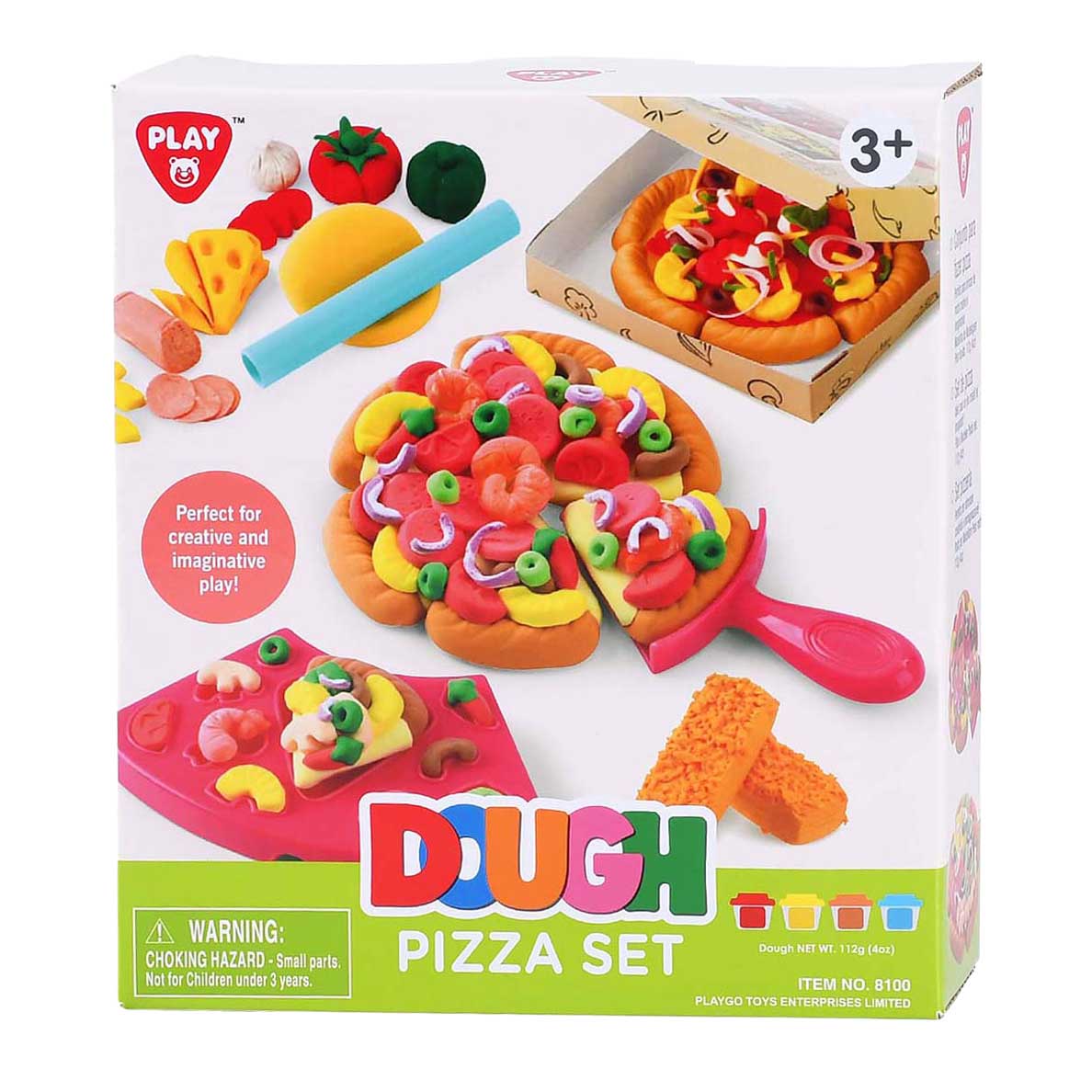 Playgo Pizza-Ton-Set – 4 Tontöpfe