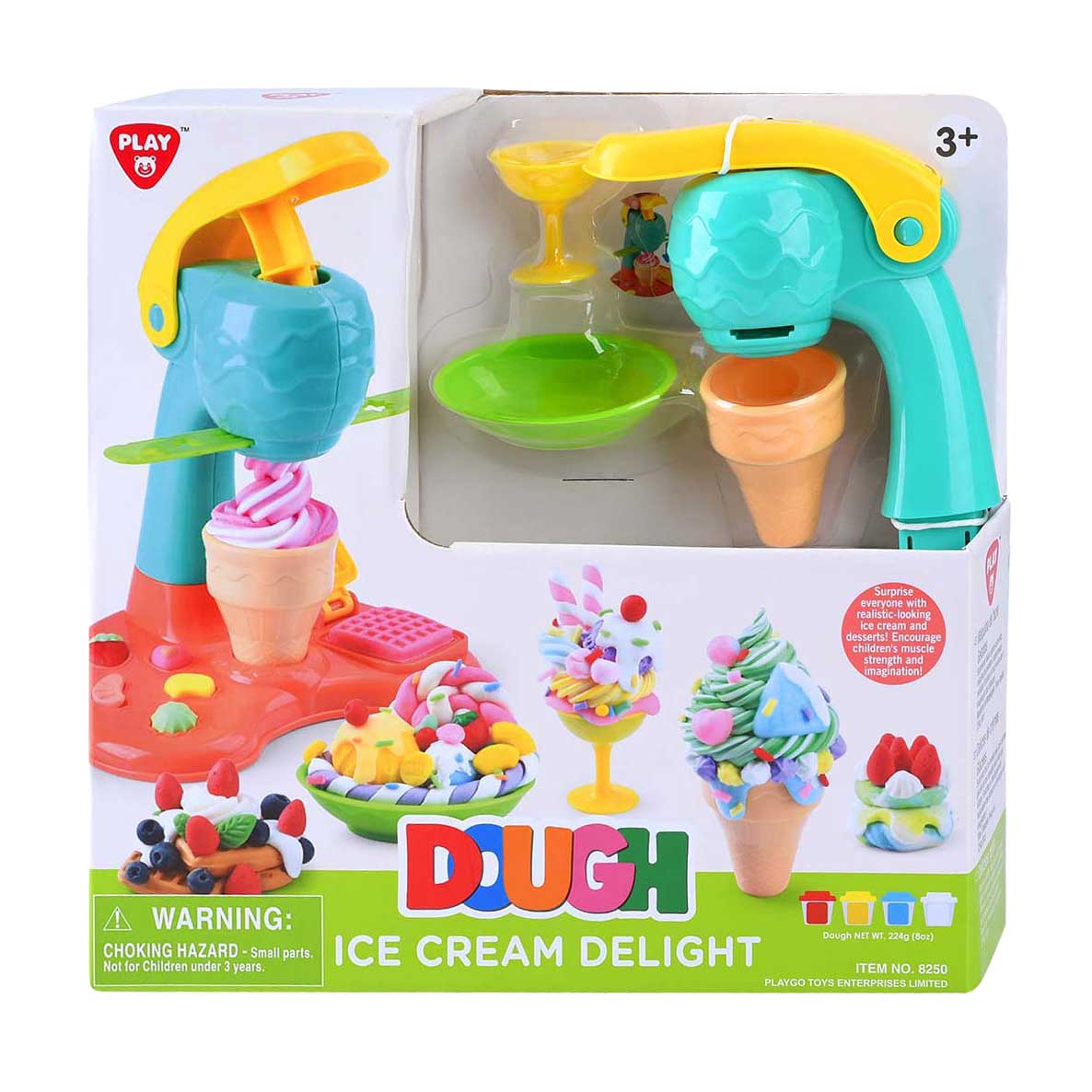 Playgo Delicious-Eis-Ton-Set – 4 Tontöpfe