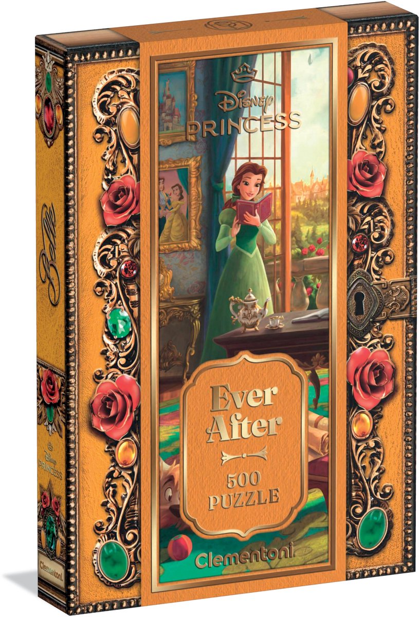 Clementoni - Puzzle - Disney Princess - Ever After - Belle - 500 Teile - ab 14 Jahren