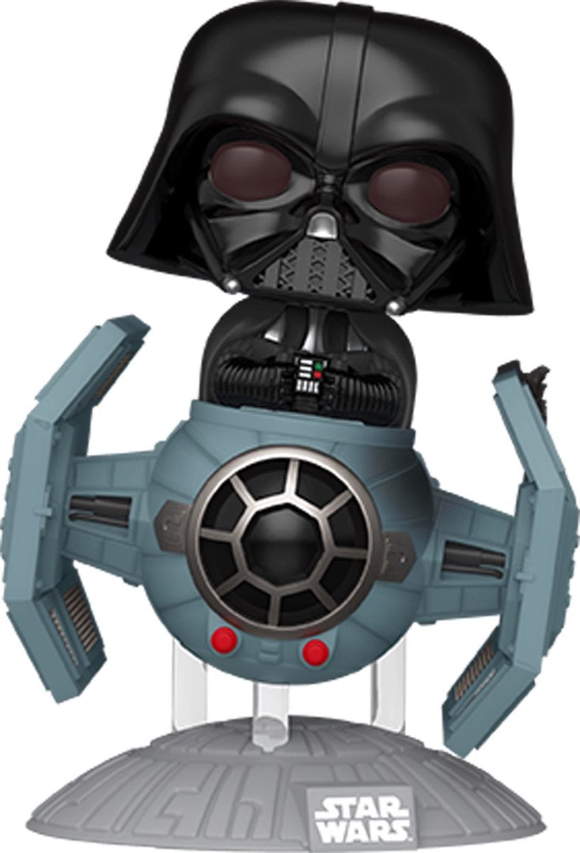 Funko Star Wars Darth Vader mit dem Advanced X1 Starfighter (Pop! Rides Deluxe) Vinylfigur 742 Pop! mehrfarbig