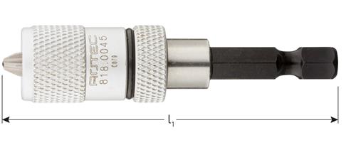 Rotec Bithalter Magnet E6,3x65mm für Gipskartonschrauben