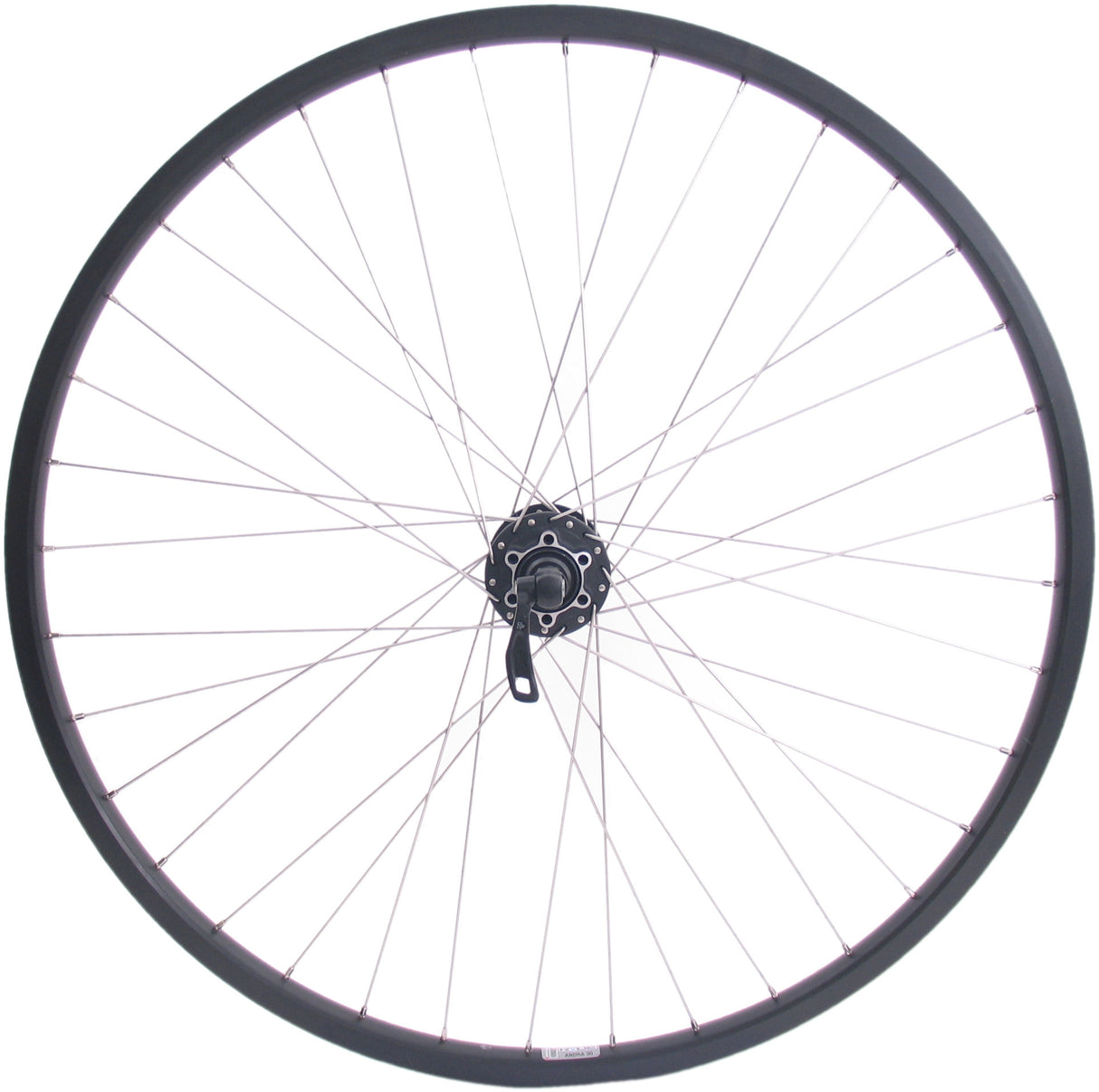 Shimano Hinterrad 26 559X19C Ryde Andra 30 Rand mit FH -M525 8 9 10 Geschwindigkeitsnabe für 6 Schrauben Bremsscheibe - Schwarz