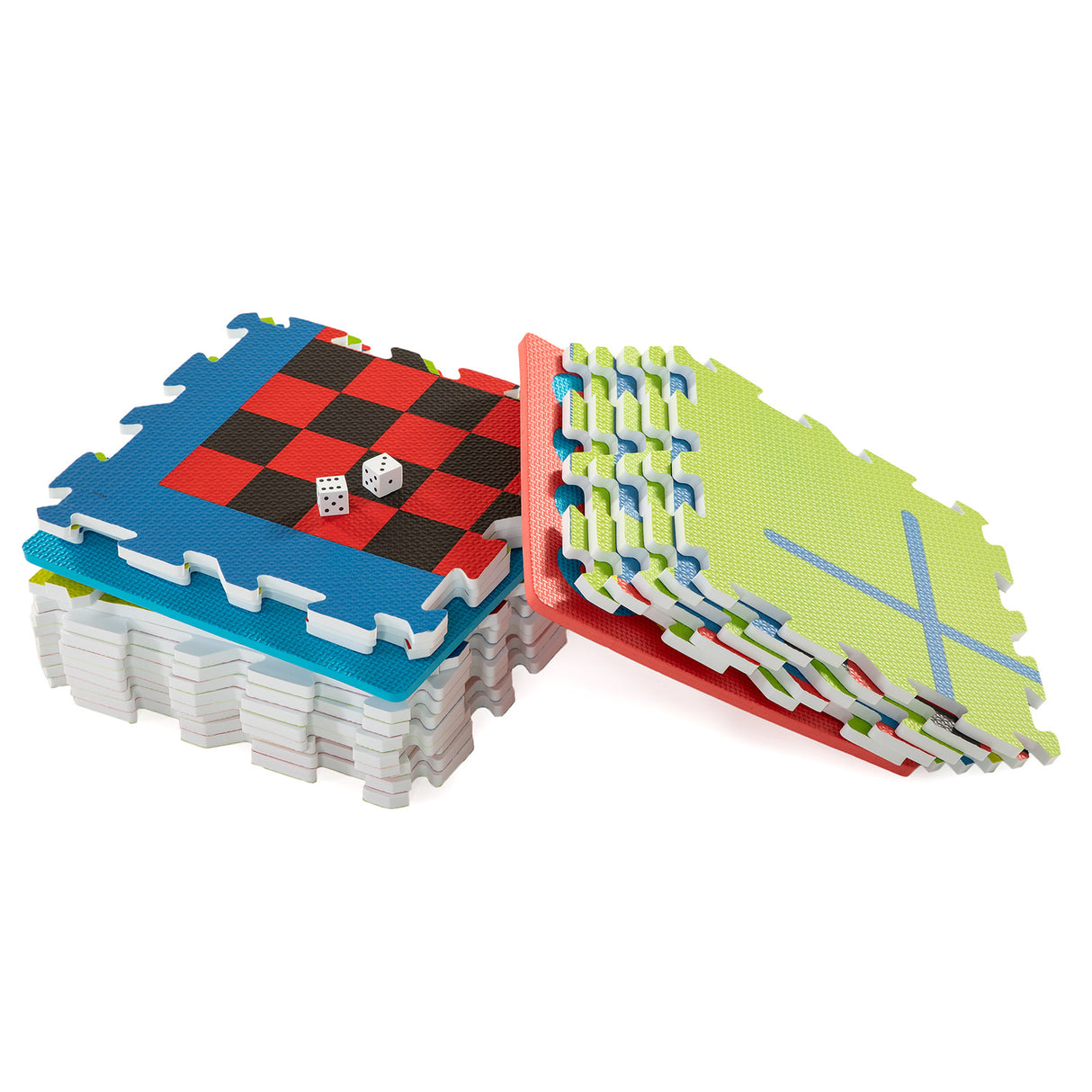 Spielmatte Schaumstoff, 4in1